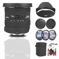 thumbnail image 1 of Sigma 10-20mm F/3.5 EX DC HSM Lens for Nikon F (202306) Bundle: Lens Hood, Lens Case, 3-Piece Filter Kit, Front and Rear Lens Caps, Full Cleaning Kit, Lens Cap Keeper, 1 of 7