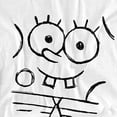 thumbnail image 3 of SpongeBob SquarePants SpongeBob Sketch Smile Kids T Shirt (2) for Toddler Boys and Girls, White, 3 of 5