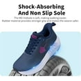 thumbnail image 5 of MAYKX Wide Toe Box Women Walking Shoes Arch Support Plantar Fasciitis Orthotic Sneakers Slip On Running Tennis Shoes, 5 of 6