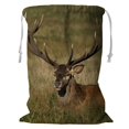 thumbnail image 1 of EREHome Panier de Rangement Cerf Rouge Vieux Cerf Sac à Linge avec Cordon 18x24 Pouces, 1 of 2