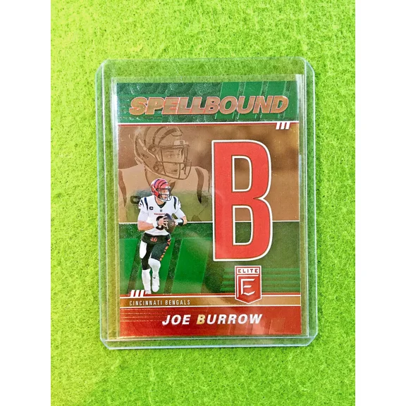 Joe Burrow SPELLBOUND B CARD JERSEY #9 BENGALS 2022 Elite JOE BURROW Spellbound