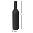 thumbnail image 5 of 5-piece Set Wine Opener Gift Set , Drip Ring, Foil Cutter, Wine Pourer and Stopper In Bottle-shaped Black, 5 of 5