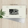 thumbnail image 2 of License Plate, Ducks over US Flag Decorative Front,Personalized Stainless Steel License Plate Cover For Men Women,12.2" X 6.2", 2 of 6