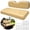 Tan, variant on Universal Golf Cart Rear Seat Replacement Cushion for EZGO TXT/Club Car/Yamaha Golf Cart Back Seat Cushion Set, Black