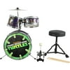 Peavey TMNT Teenage Mutant Ninja Turtle Junior Drum Kit W/ Drum Stool (3021120)