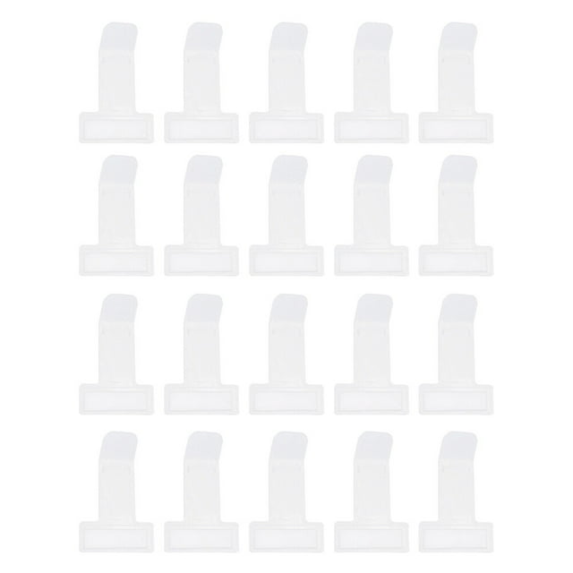 MasteelfCA 20pcs Transparent Plastic Car Parking Ticket Holder Clips for Windscreen