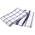 thumbnail image 4 of 12Piece High Quality Blue White Plaid Striped Tea Towel Kitchen Napkin Table Cloth 100% Cotton Woven Fabric, 4 of 10