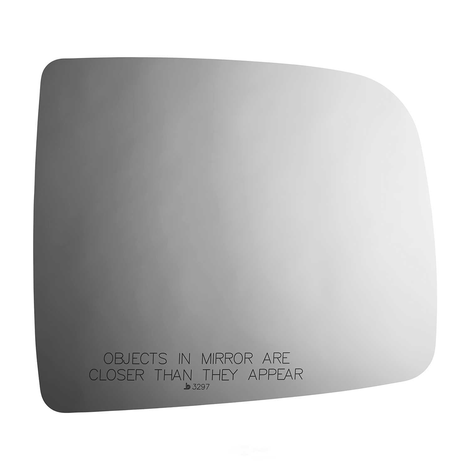 Burco Side View Mirror Replacement Glass - Clear Glass - 3297