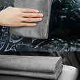 thumbnail image 7 of Cleaning Cloth Microfiber Cleaning Cloth Reusable Microfiber Glass Cleaning Cloth Multipurpose Microfiber Towels for Kitchen Glass Car Window Cleaning, Grey, 7 of 7