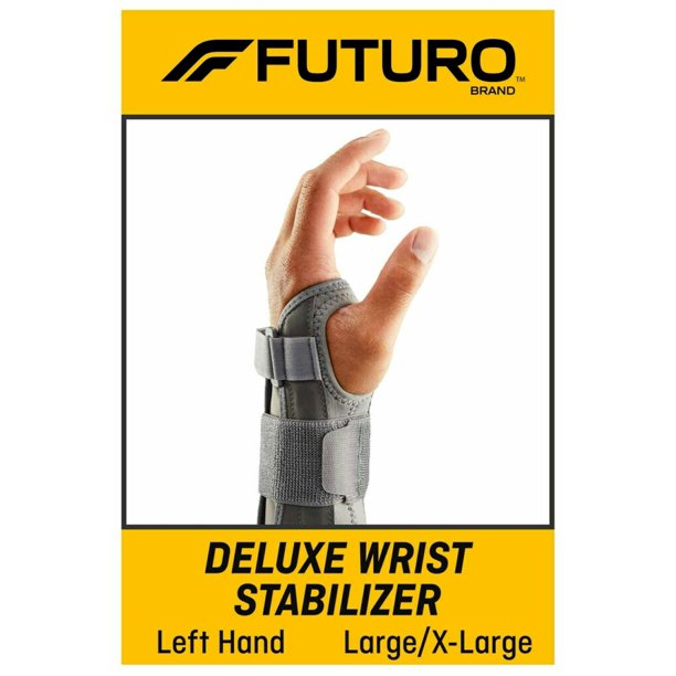 FUTURO Deluxe Wrist Stabilizer, L/XL, Left Hand
