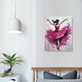 thumbnail image 3 of Nawypu Dancers in Modern Abstract Canvas Wall Art, Abstract Painting Canvas, Wall Decoration Art Print Poster 16x20in, 3 of 4