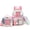 Pink M, variant on Pink Kids Backpack for School Cute Backpacks for Girls with Lunch Box Pencil Case Bookbag for Pupil Ages 6-12