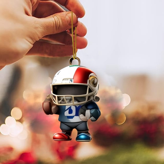 asddcavvf Interesting Super Wrist Style Rugby Player Acrylic Statue Keychain 2D Design A Sports Souvenir That Fans Can Collect Stone Rain Chains Door Beads for Doorways