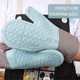 thumbnail image 2 of Silicone Oven Mitts Heat Resistant, Oven Mitts and Pot Holders Sets, Kitchen Mittens 5 Piece Set, Oven Gloves for Cooking,Baking,BBQ, Blue Oven Mitts, 2 of 4