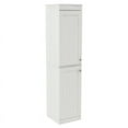 thumbnail image 1 of Pemberly Row 2-Door Contemporary Engineered Wood Shaker Style Slim Pantry in Oak, 1 of 9
