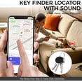 thumbnail image 5 of Air  Tags 2-Pack,  IP67 | 90dB Loud,   Works with  Find My (iOS only),  Tag Locator for ,Luggage,Backpack etc, 5 of 6