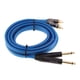 thumbnail image 1 of Cable de extensión de audio con conector jack doble de 1/4" a conector RCA macho doble 2 metros, 1 of 9