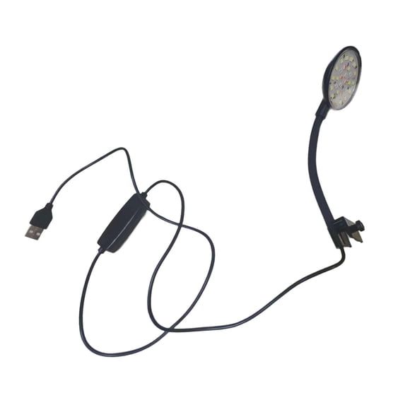 Guardoinrt Lampe Aquarium LED Éclairage Aquarium Clip sur Lampe Solution Économe en Énergie pour Mini Aquariums Mini Lampe