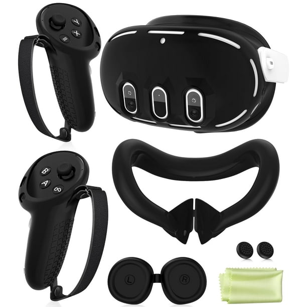 Set de fundas protectoras para Oculus/Meta Quest 3 - Negro