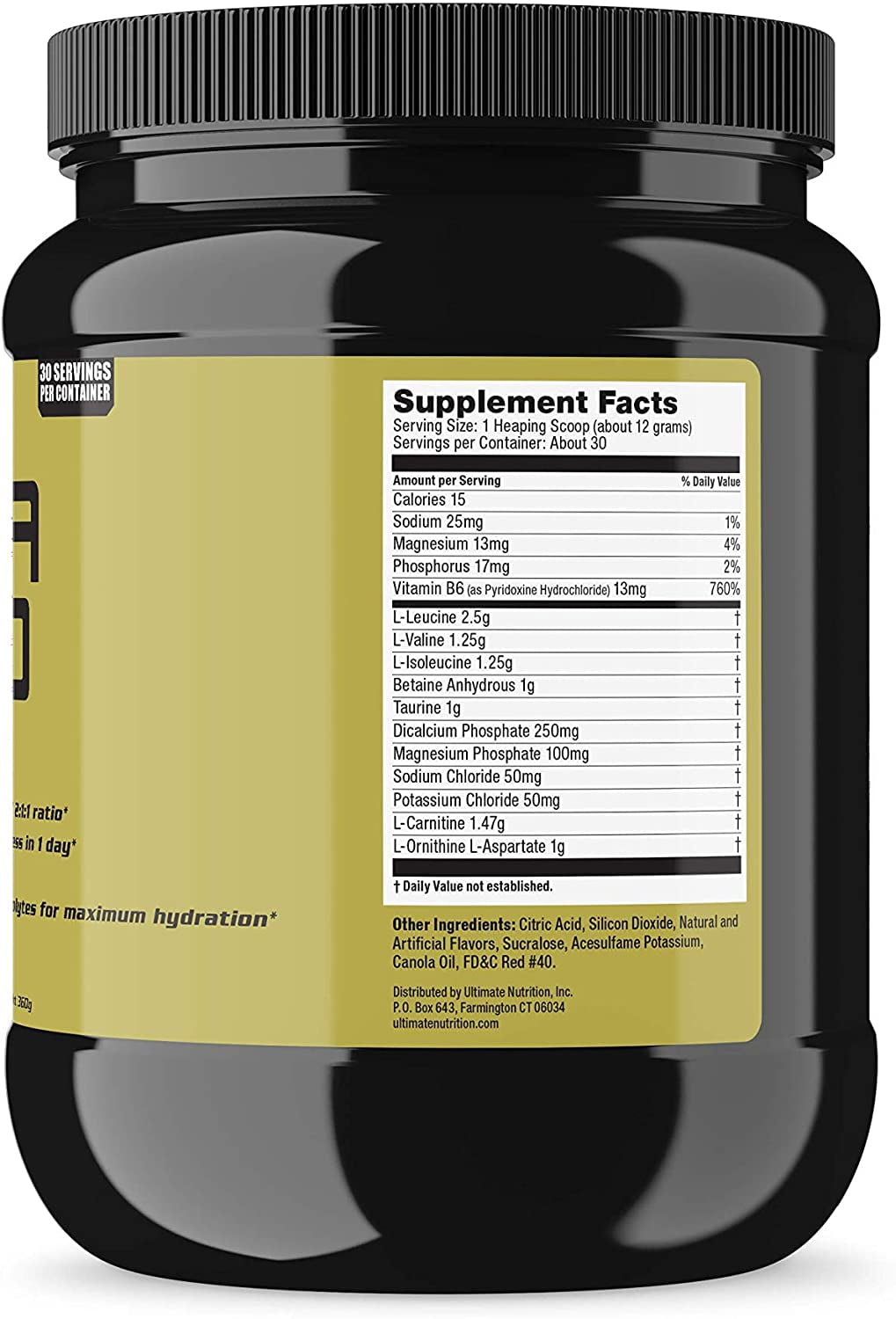 Ultimate Nutrition Intra Gold Workout Energy Supplement-30 Servings Powder