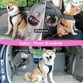 thumbnail image 4 of VIVAGLORY Dog Seat Belt, Chew Proof Puppy Seatbelt, Pet Safety Restraint, Small Medium Large, Pink, 16 inch, 4 of 6