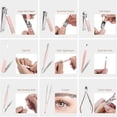 thumbnail image 5 of Manicure Pedicure Kit, 18 pcs Professional Nail Clipper Set, Stai. Nail care set., 5 of 5