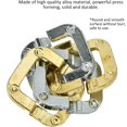 thumbnail image 4 of nipocaio Brain Teaser Puzzle, Metal Wire Puzzle Set Brain Teaser IQ Test Disentanglement Unlock Interlock Game Magic, 4 of 5