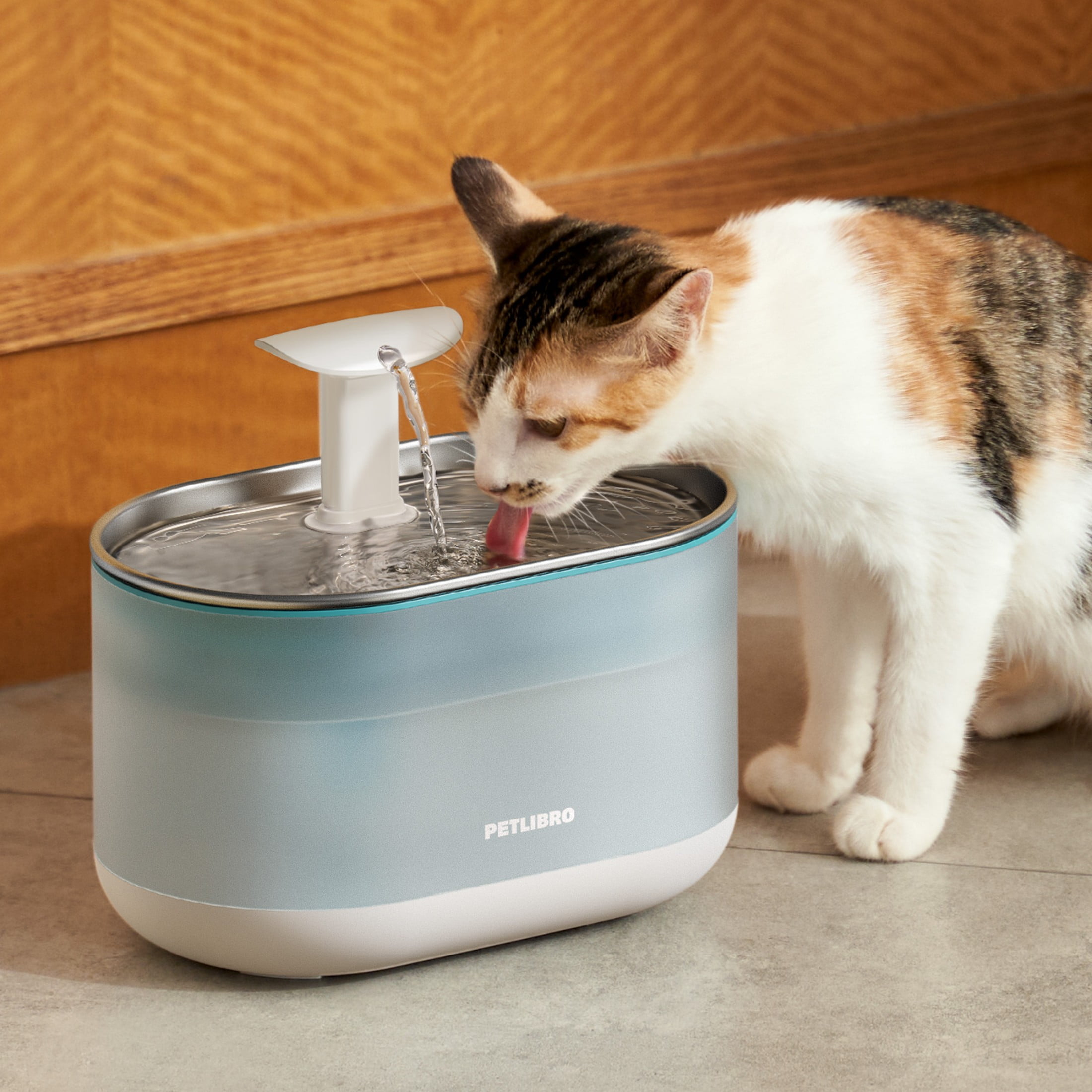 Capsule Stainless Cat Water Fountain