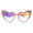 Pink, variant on Kaleidoscope Lens Glasses Heart Shape Festival Party Novelty Glasses Black