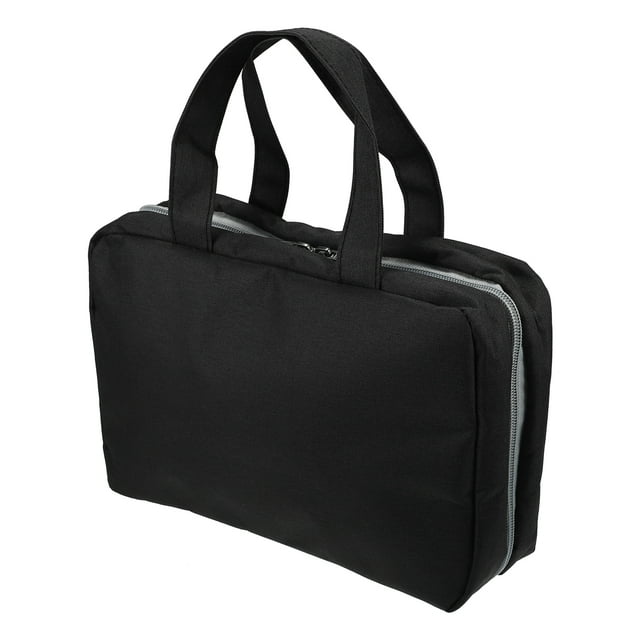Neceser de Viaje Unique Bargains Organizador de Maquillaje Impermeable Poliéster Negro