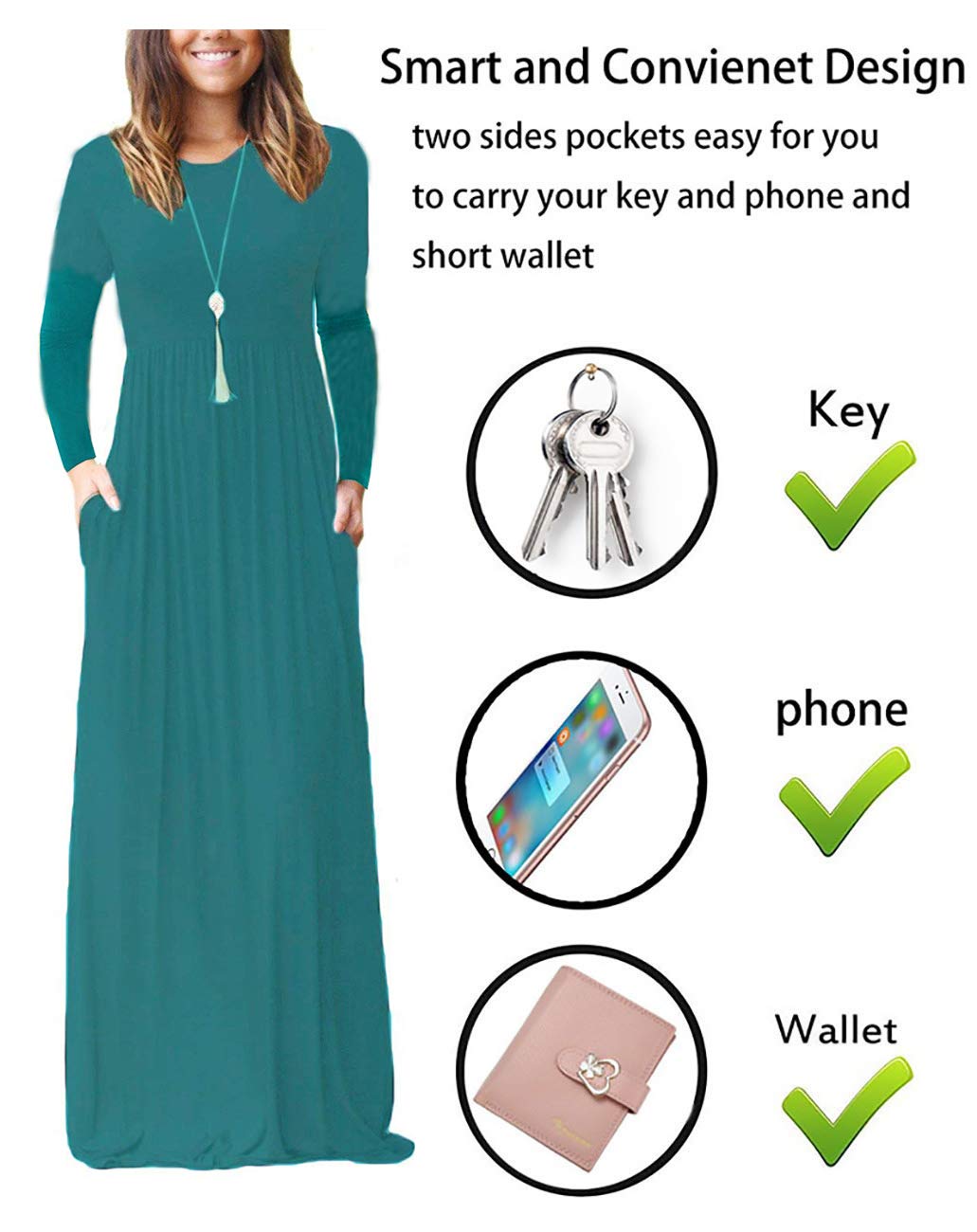 Aiyino Women's Short Sleeve Maxi Dress photo 6