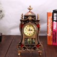 thumbnail image 3 of Antique Clock, Vintage European Desk Clock, 12 Music Chime Antique Desk Clock, Wall Clock with Pendulum and Chimes for Home Decoration, 3 of 9