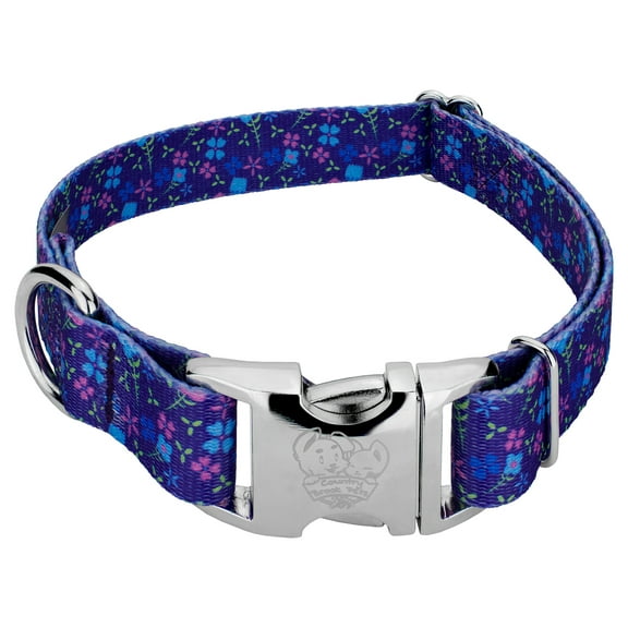 Country Brook Petz® Premium Blueberry Fields Dog Collar, Extra Large