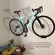thumbnail image 4 of Advancent Estante de acero al carbono para bicicleta, soporte para Pedal, candado, colgador de almacenamiento para estacionamiento Ciclismo, 4 of 6
