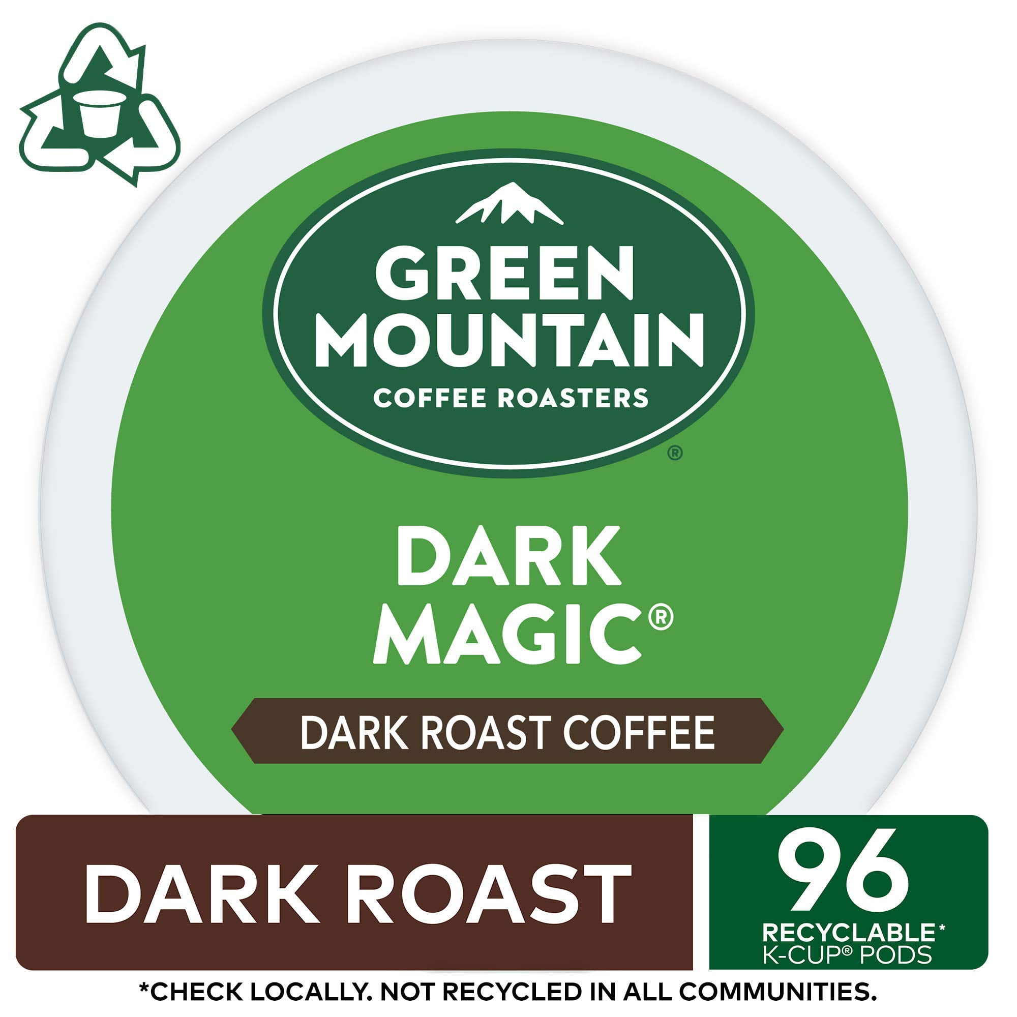 Green Mountain Coffee Roasters Dark Magic, Single-Serve Keurig K-Cup Pods, Dark Roast Coffee, 24 Count ( Pack Of 4 )