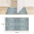 thumbnail image 6 of Bohemian Vintage Gem Blue Door Mat Welcome Door Mat for Front Door, Home Entrance, Yard, Floor, Patio, Non Slip Spring Summer Welcome Mat Indoor Outdoor Doormat 0"*", 6 of 6