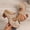 Beige, variant on Women’s Hollow Closed Toe Chunky Heels Mules,Summer Retro Flower Pattern Slip On Slides,Breathable Backless Mules Sandals Black 7(39)