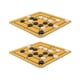 thumbnail image 1 of Nine Men's Chess Set Strategy Game with 2Set for Family Gatherings, 1 of 5
