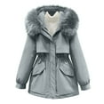 thumbnail image 2 of LOVZFMLL Jackets for Women's Loose Winter And Thick Insulation Work Attire Overcoming Cotton Jacket, 2 of 5