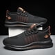 thumbnail image 3 of Nuevas zapatillas de deporte para hombre, zapatos informales de malla con cordones para hombre, zapatos ligeros transpirables para caminar, zapatos de entrenamiento para correr al aire libre para homb, 3 of 4