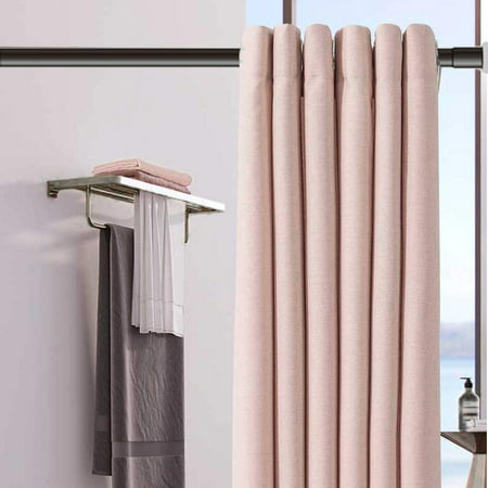 Room Divider Tension Curtain Rod 43 83, My Shower Curtain Rod Keeps Falling Down
