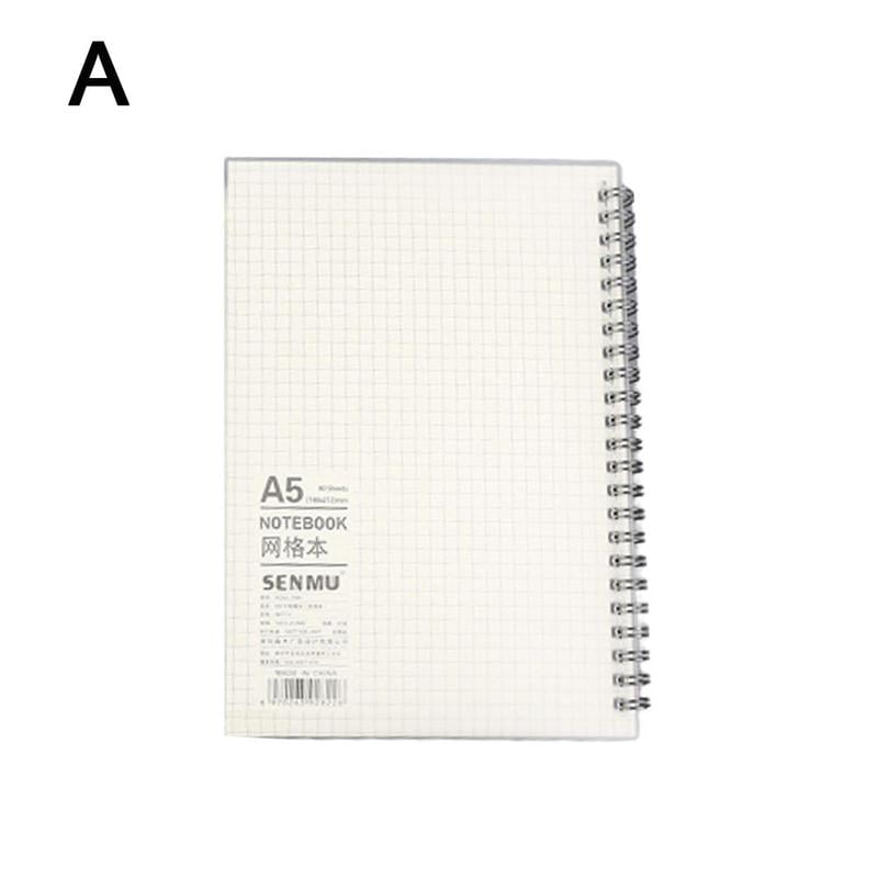 A5 Journal Diary Book English/horizontal Line/grid Notebook Daily Weekly Planner Dfk N6W7
