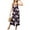 Purple women's jumpsuit, variant on Dyegold Jumpsuits for Women Casual, Jumpsuits for Women Casual Summer Floral Print Overalls Long Pants Stretch Sleeveless ​Round Neck Rompers with Pockets Black_Friday