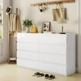 thumbnail image 3 of Selooye 8-Drawer Modern Wood Dresser, Wide Chest Drawers, 3 of 8