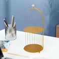thumbnail image 4 of Organizador De Perfumes De Escritorio Anillos De Maquillaje De Encimera Soporte De Estante Estante De 2 Niveles Sunnimix organizador del cuidado de la piel, 4 of 7