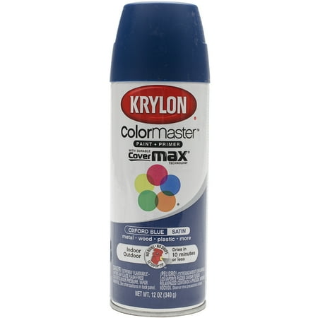 Colormaster Indoor Outdoor Aerosol Paint 12oz Satin Oxford Blue