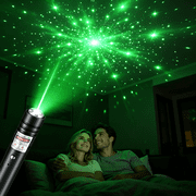 GJX Long Range Laser Pointer 10000 Feet Visible Beam,USB Rechargeable Green Laser Pointer High Power for Presentations