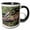 Black/White, variant on 3drose, Clarks Nutcrackers Bird in Banff Np, Alberta-cn01 Rer0053 - Ric Ergenbright, 11oz Two-tone Red Mug