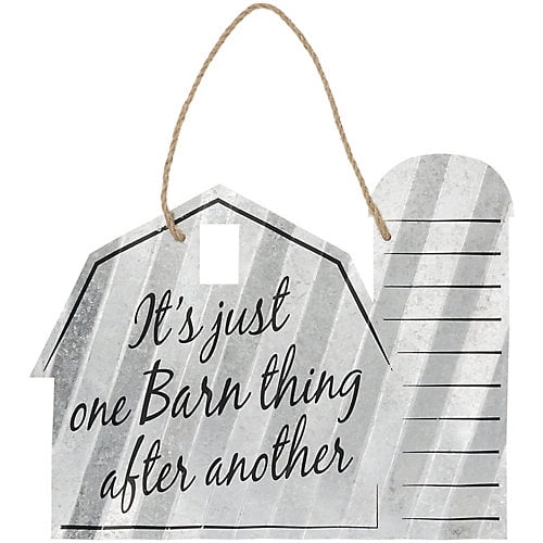 Barn Shaped Metal Sign 5in Just One Barn Thing