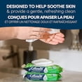 thumbnail image 2 of Cottonelle Lingettes Humides Jetables GentlePlus à l'Aloès et à la Vitamine E - 2 Paquets à Couvercle Rabattable, 84 Lingettes Jetables au Total, 2 of 5